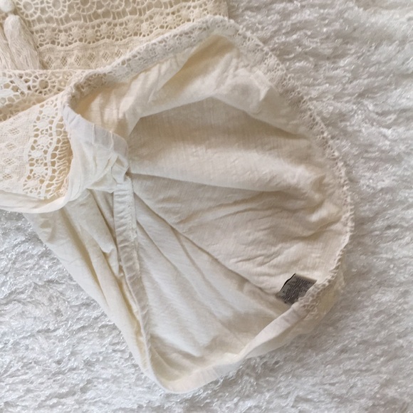 RUFF HEWN embroidered top M cream - Picture 8 of 8